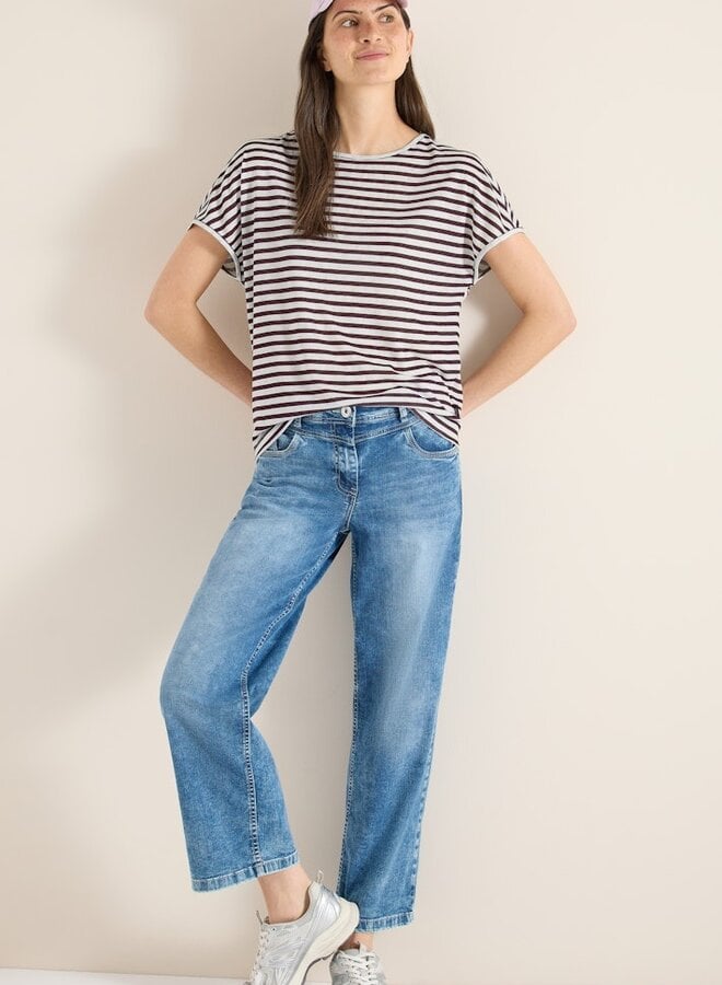 Cecil T-shirt B324460 - 27309 Rich Burgundy