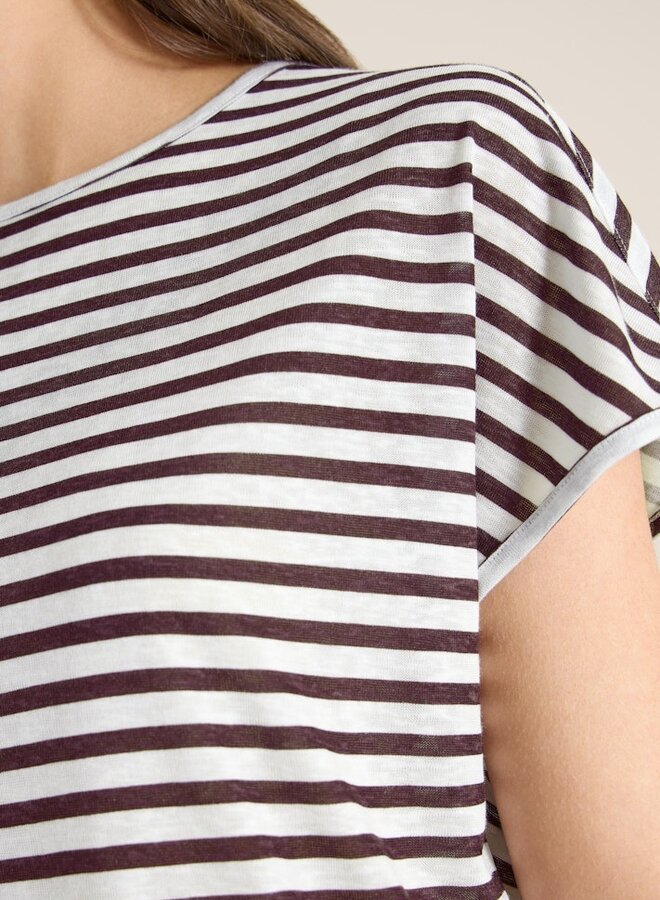 Cecil T-shirt B324460 - 27309 Rich Burgundy