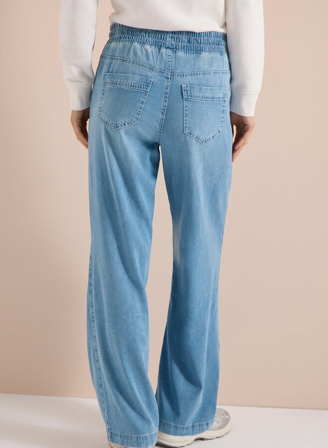 Cecil Broek B380384 - 10349 Light Blue Used Wash