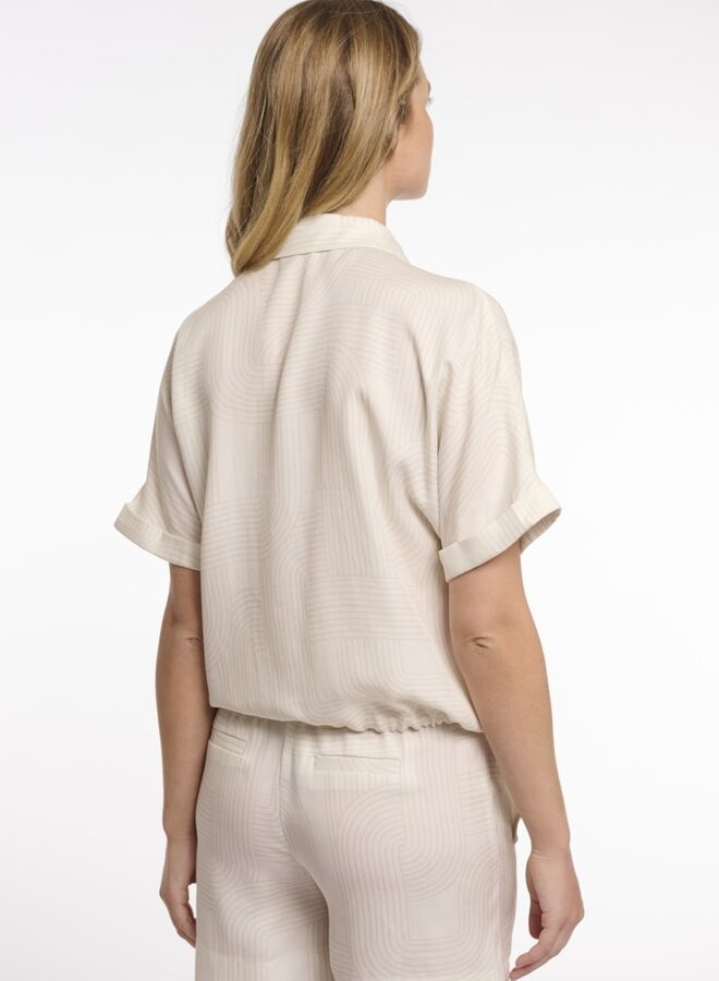 Rino & Pelle Linnen Blouse Rune 7002623 - 11037 Snow White Labyrinth