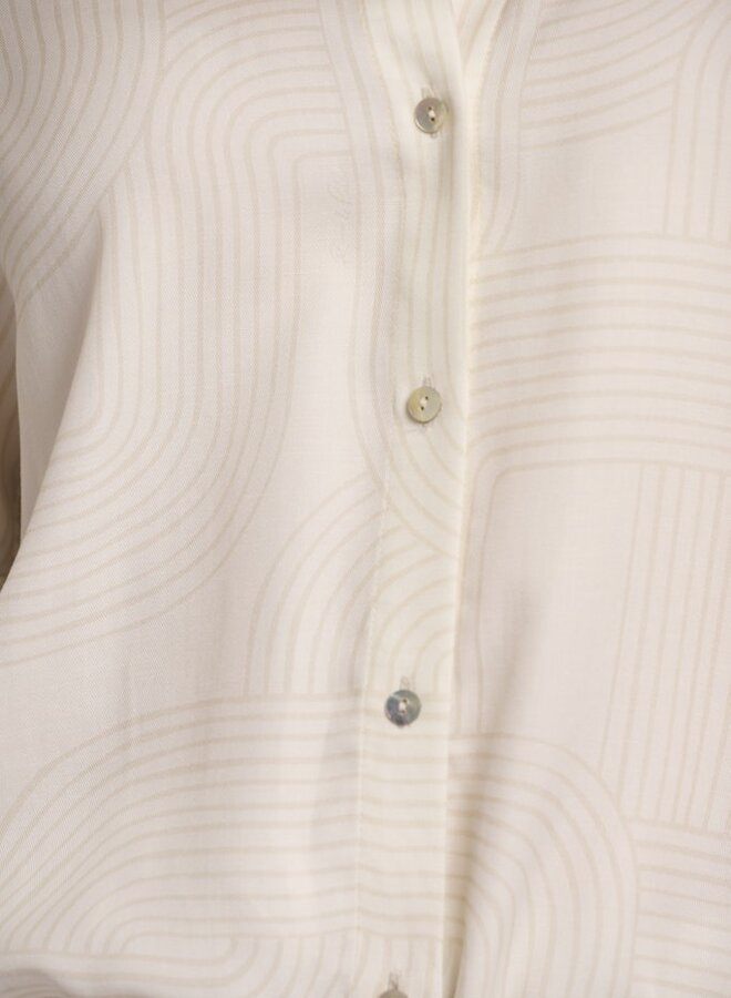 Rino & Pelle Linnen Blouse Rune 7002623 - 11037 Snow White Labyrinth