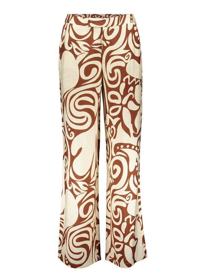 Geisha Broek 61401-26 - 760 Ecru/Tabacco