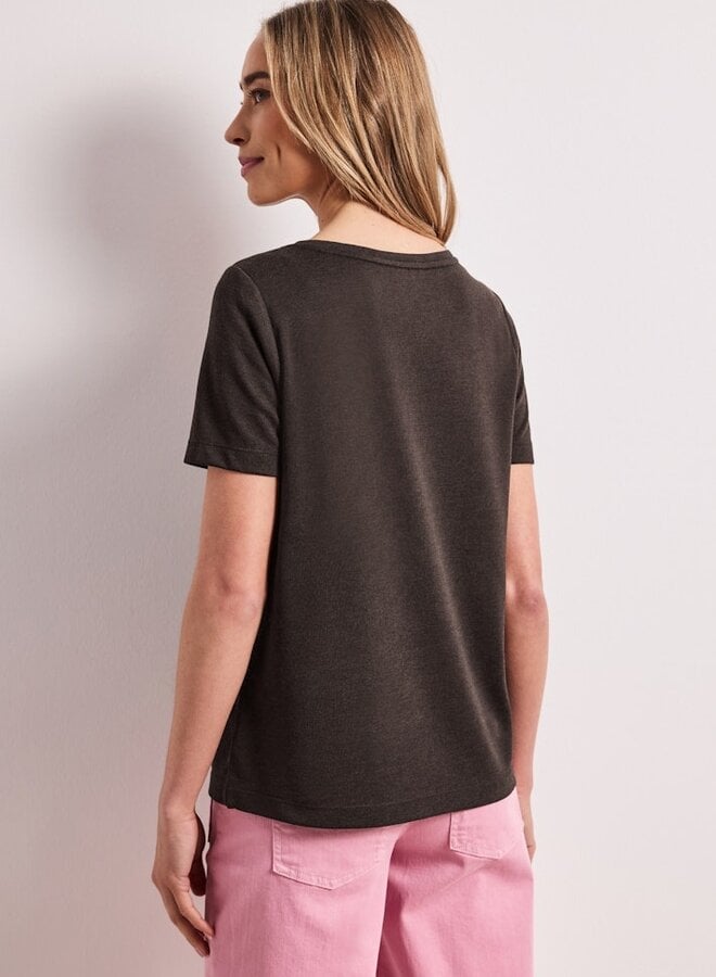 Street One Shirt 324497 - 37276 Espresso Brown