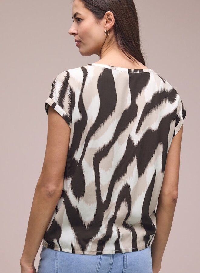 Street One Shirt 346552 - 37276 Espresso Brown