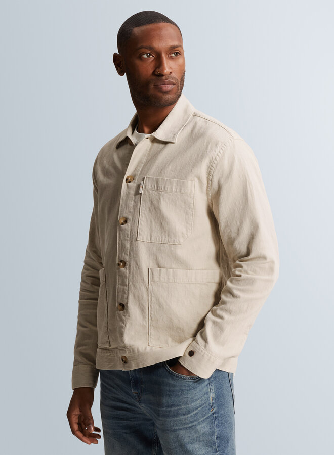 Cast Iron Overshirt CSI2604256 - 7014 Silver Birch