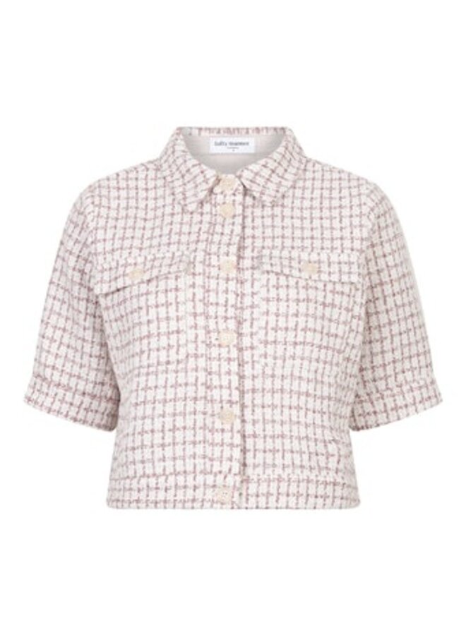 Lofty Manner Top Ines RA44 - Ecru Mauve Pink