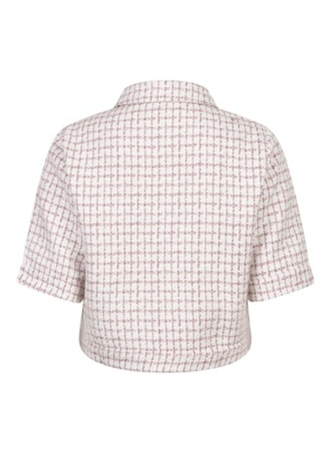 Lofty Manner Top Ines RA44 - Ecru Mauve Pink