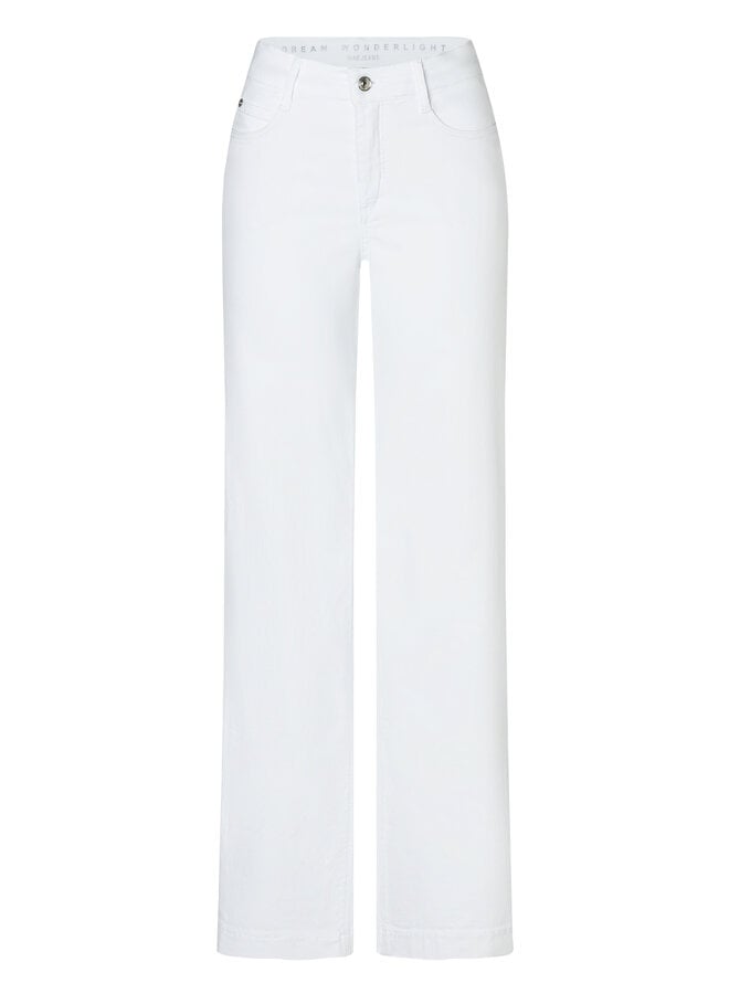Mac Jeans Wide Leg Jeans Dream 5441-90-0351L - D010 White Denim