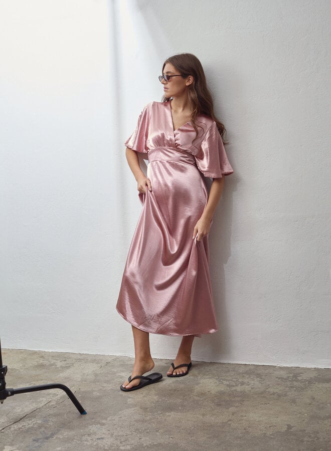 Satijnen Jurk GISELA-DR16 19165 - 513 Mauve