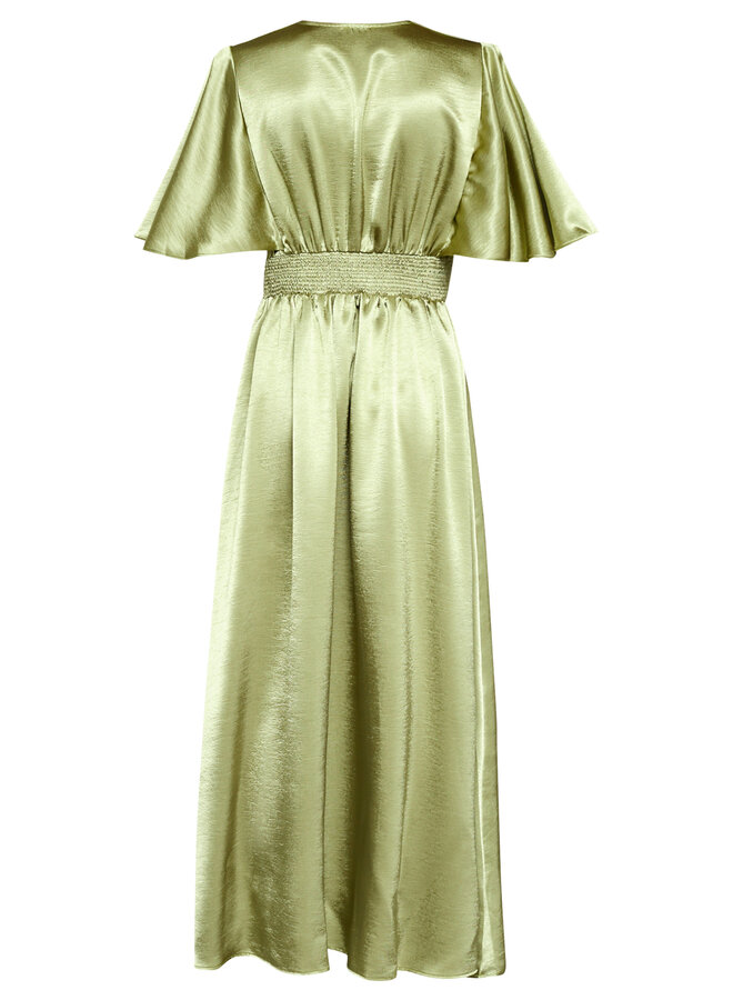 Sisters point Satijnen Jurk GISELA-DR16 19165 - 330 Lime Green