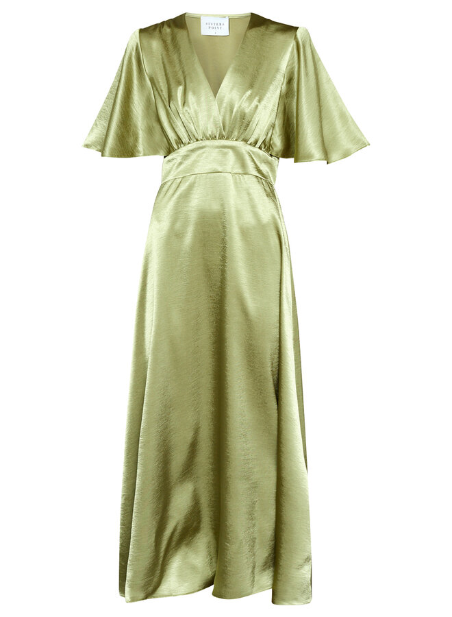 Sisters point Satijnen Jurk GISELA-DR16 19165 - 330 Lime Green