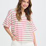 B.young T-Shirt BYPANDINNA 20819046 - Raspberry Rose/White Stripe