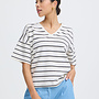 B.young T-Shirt BYPANDINNA 20819046 - Meteorite/White Stripe