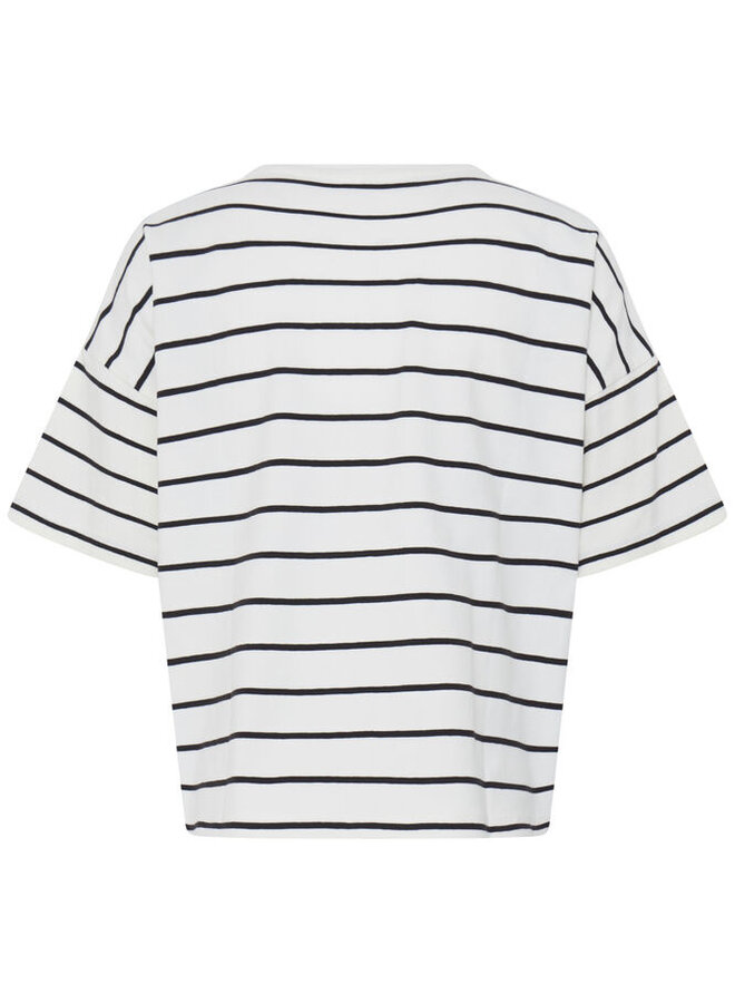 B.young T-Shirt BYPANDINNA 20819046 - Meteorite/White Stripe