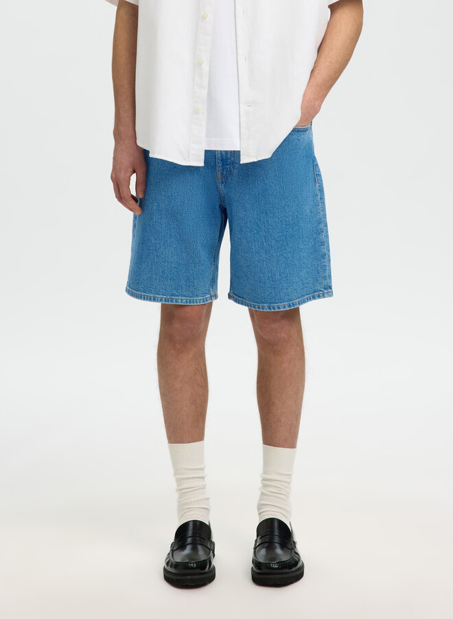 Selected Short 16099976 - 4902591 Light Blue Denim