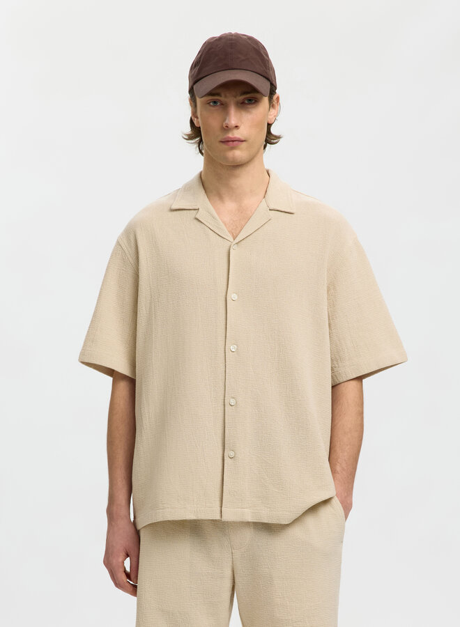 Selected T-Shirt 16101248 - Oatmeal