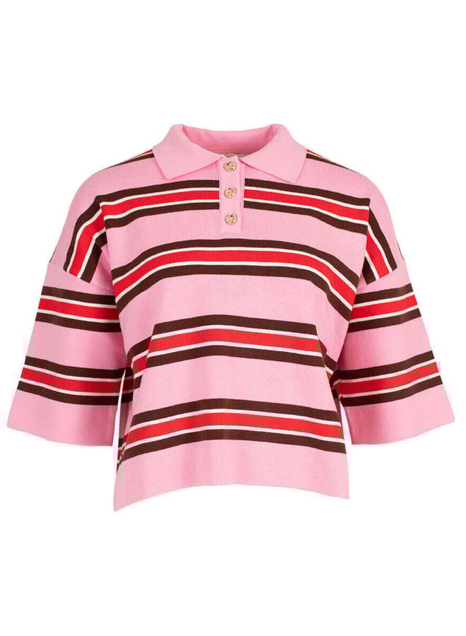 Azzurro Polo A-89429- Pink