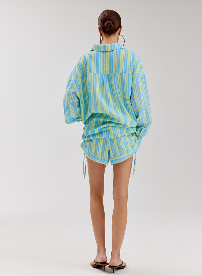 Harper And Yve Blouse YELENA HS6P608 - 443 Blue Yellow Stripe