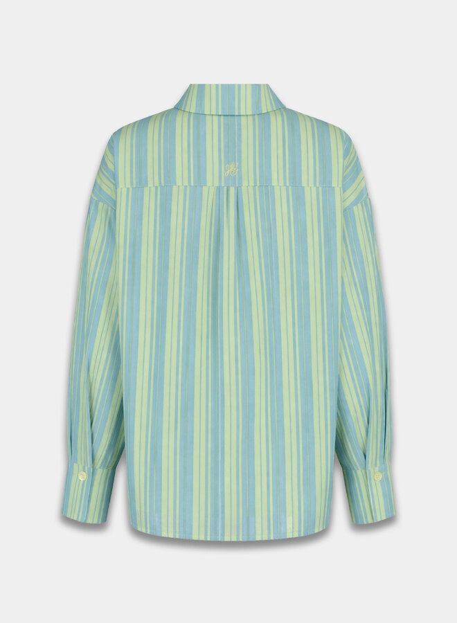 Harper And Yve Blouse YELENA HS6P608 - 443 Blue Yellow Stripe