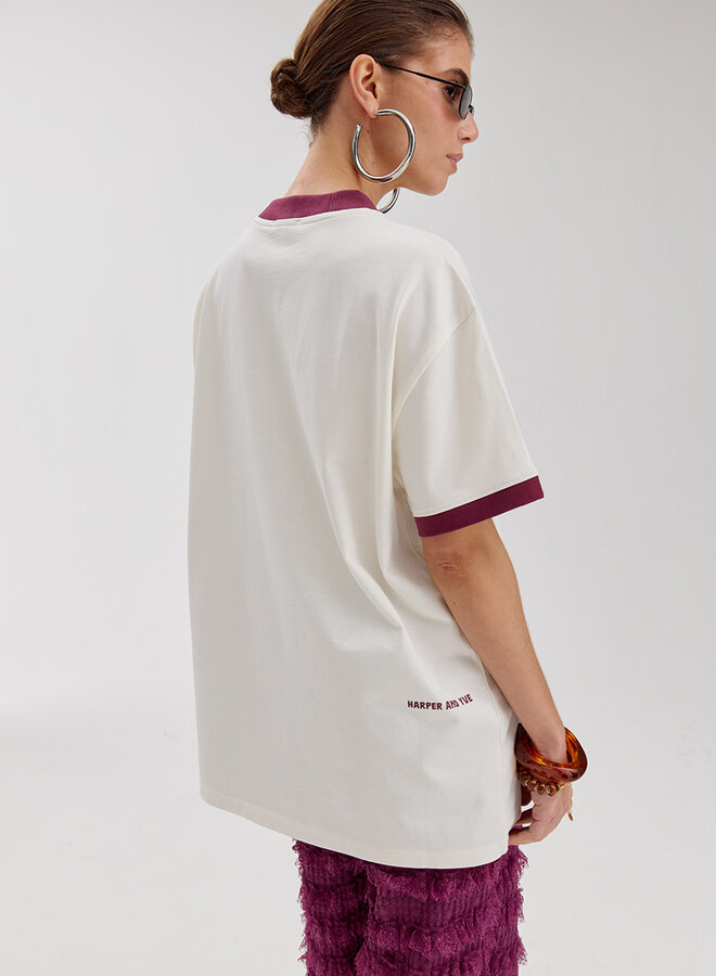 Harper And Yve T-Shirt SOL HS6Y302 - 101 Ecru