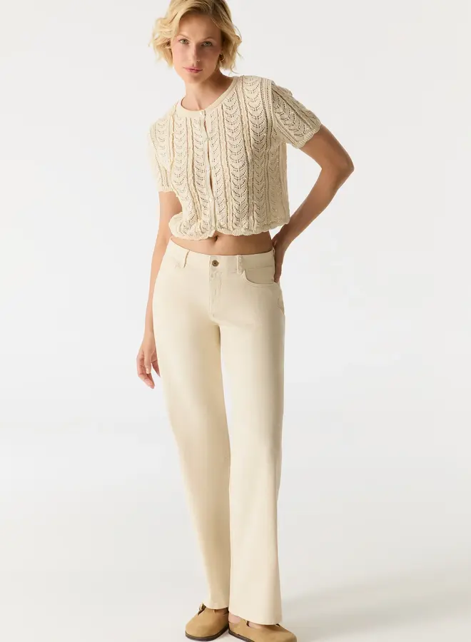 Cup of Joe Wide Leg Jeans Nova - Sand