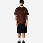 Woodbird T-Shirt Baine Nopa 2626-401 Dark Brown