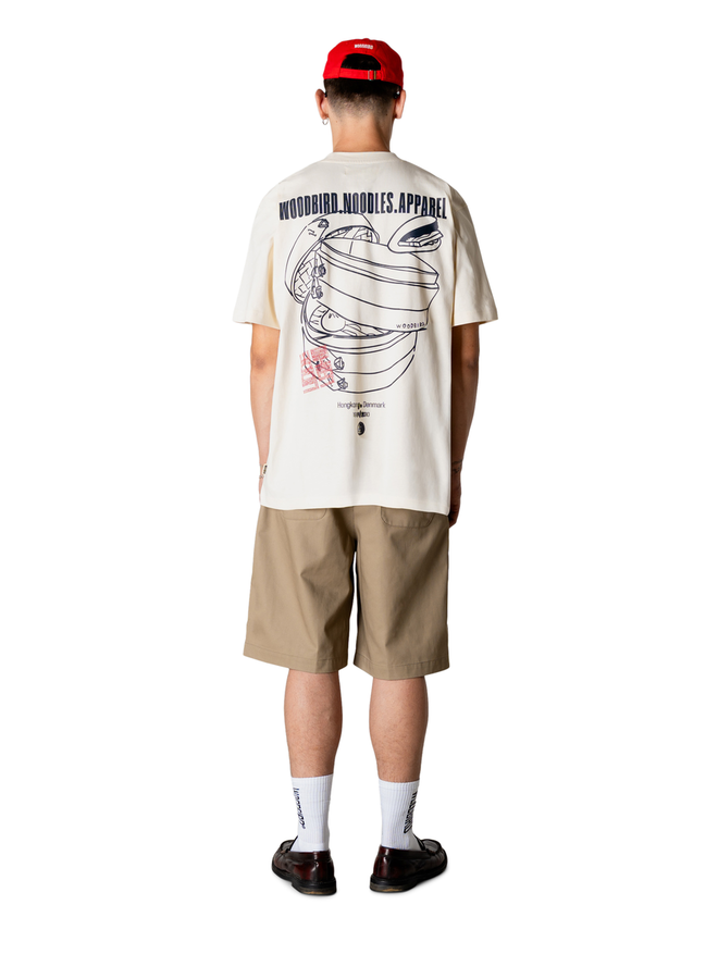 Woodbird T-Shirt Wbbaine Nopa 2626-401 - Off White