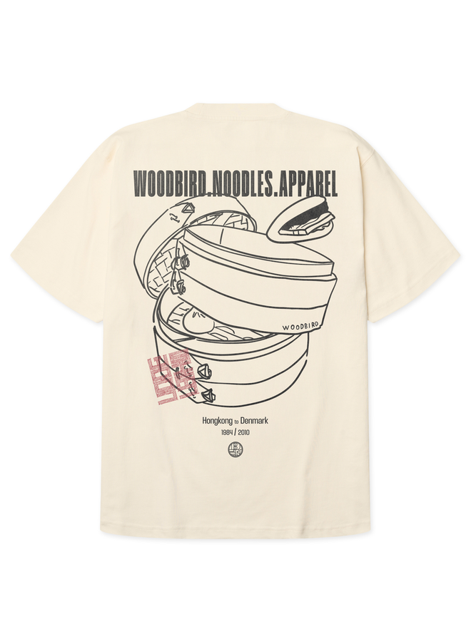 Woodbird T-Shirt Wbbaine Nopa 2626-401 - Off White