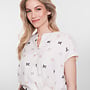 Geisha Blouse 63444-20 - 720 Sand/ Off-white