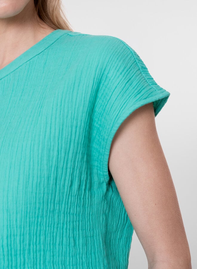 Geisha Blouse 63462-20 - 602 Aqua