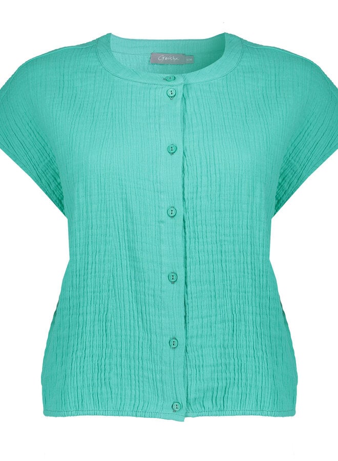 Geisha Blouse 63462-20 - 602 Aqua