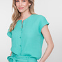 Geisha Blouse 63462-20 - 602 Aqua