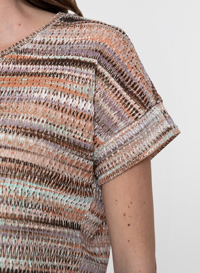 Geisha Top 62333-20 - 602 Aqua/Camel/Sand