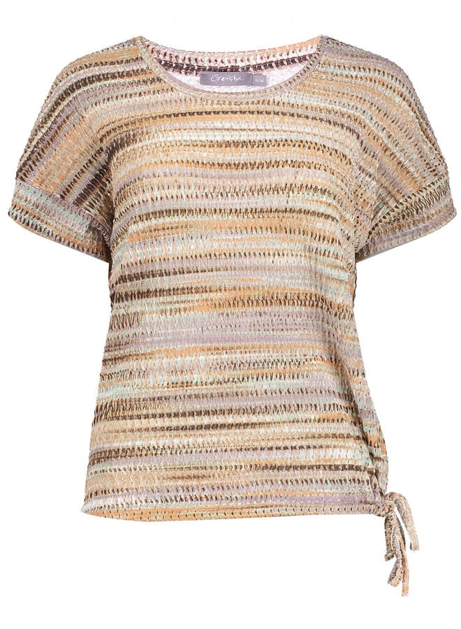 Geisha Top 62333-20 - 602 Aqua/Camel/Sand