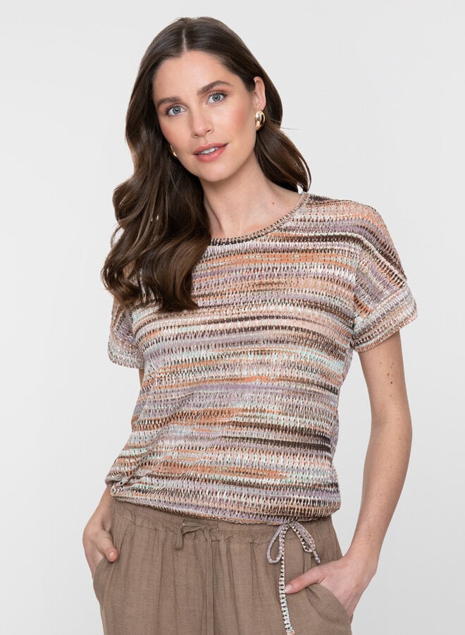 Geisha Top 62333-20 - 602 Aqua/Camel/Sand