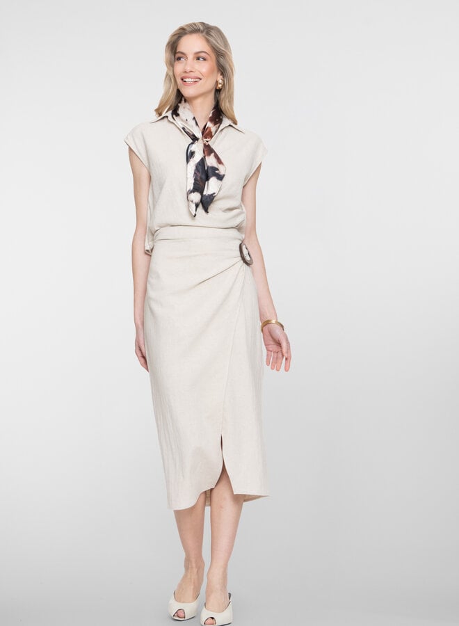 Geisha Rok 66300-10 - 718 Ecru Linnen