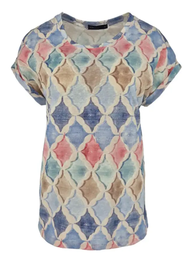 FOS Fashion T-Shirt Tienus 7742 - 420 Jeans