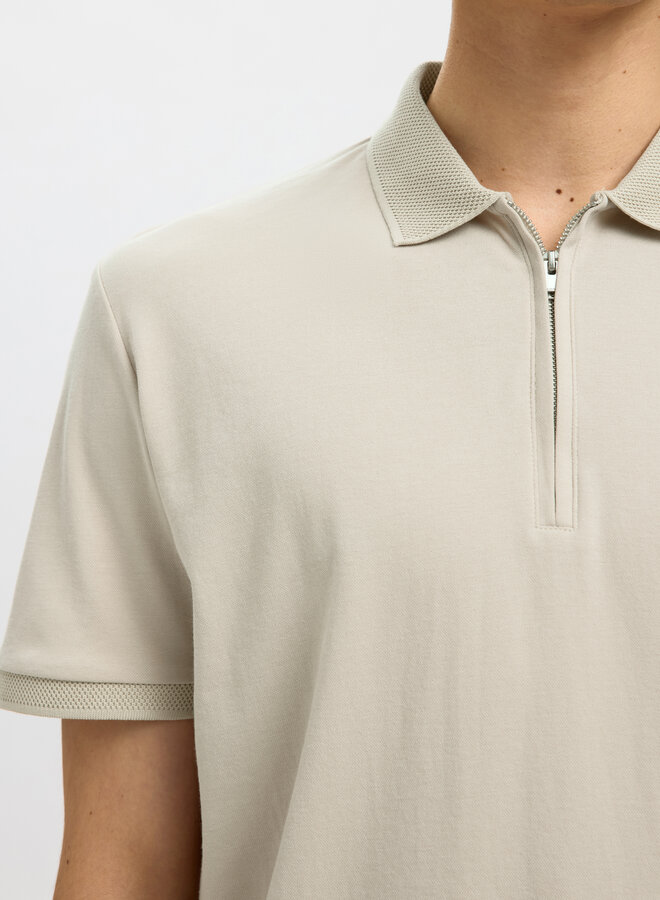 Selected T-Shirt 16079026 - 4258241 Oatmeal