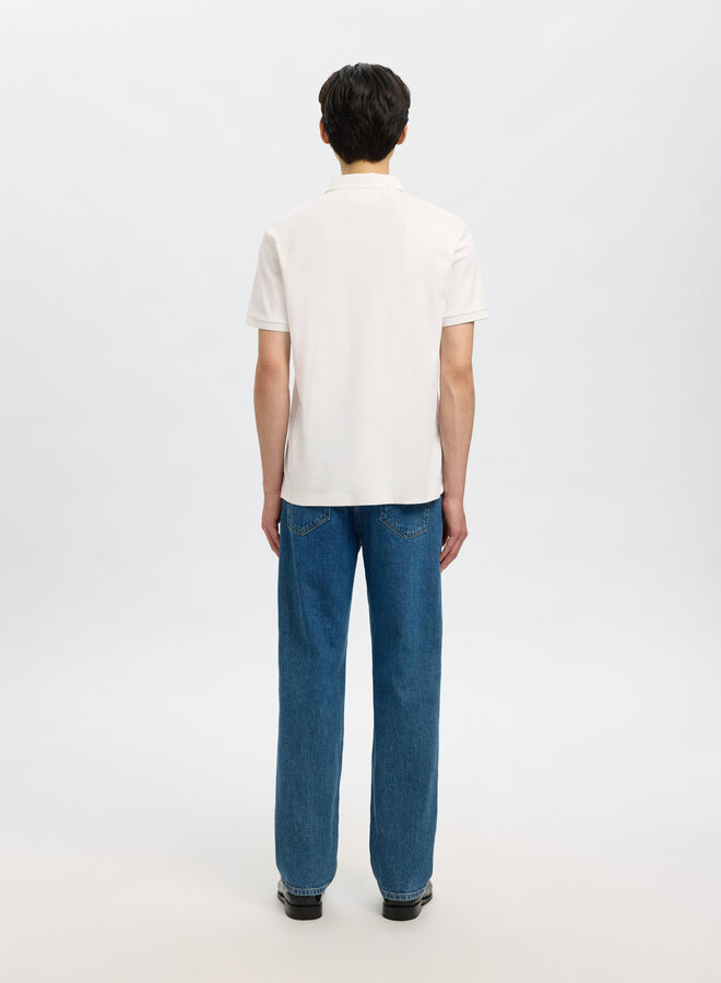 Selected Polo 16079026 - 3907392 Cloud dancer