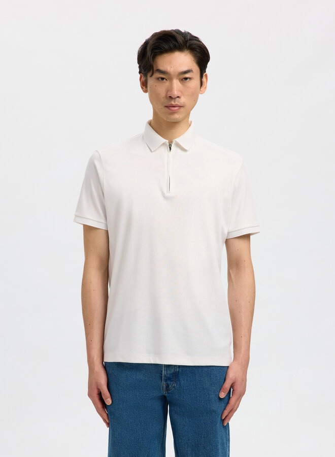 Selected Polo 16079026 - 3907392 Cloud dancer