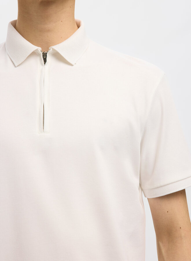 Selected Polo 16079026 - 3907392 Cloud dancer