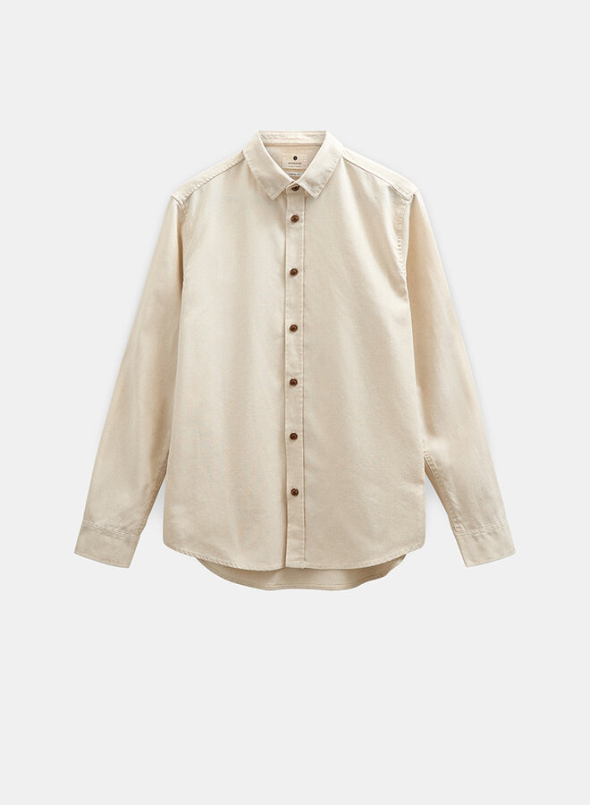 Overhemd Lange Mouw AKLEIF 902423 - 5579 Brown rice melange