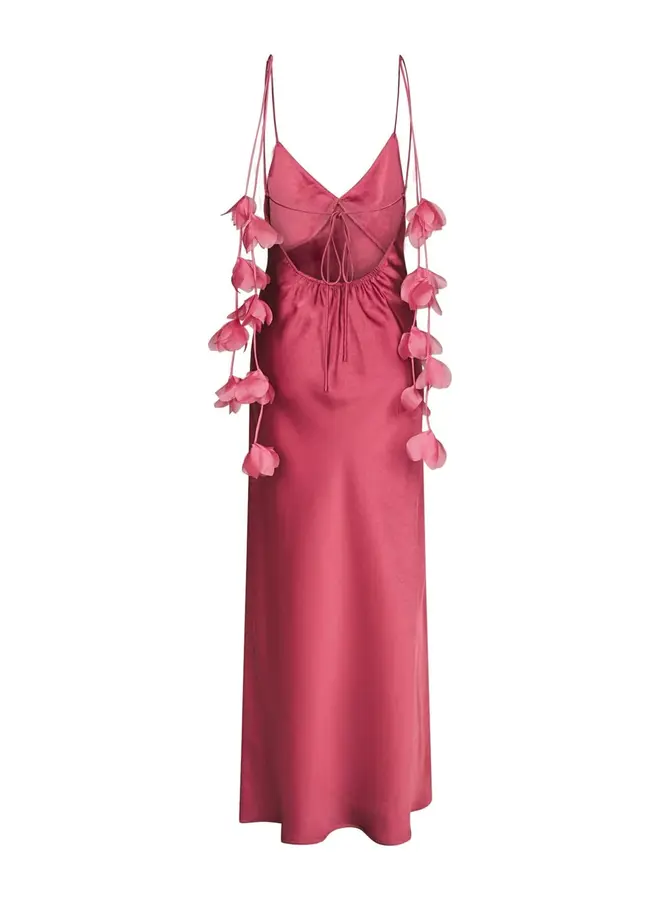 Neo noir Jurk 166978 Colly Heavy Sateen Dres - 430 Cherry Pink