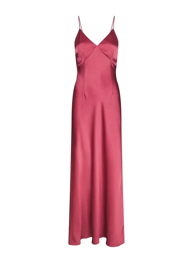 Neo noir Jurk 166978 Colly Heavy Sateen Dres - 430 Cherry Pink
