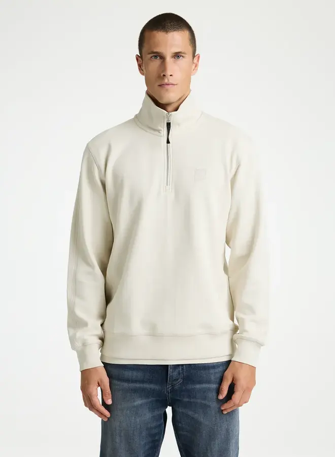 Zip-Up Trui Ryder 41140001 - E11 Off White