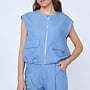 Sisters Point Gilet GARWIN-VE5 19795  - 910 L.Denim