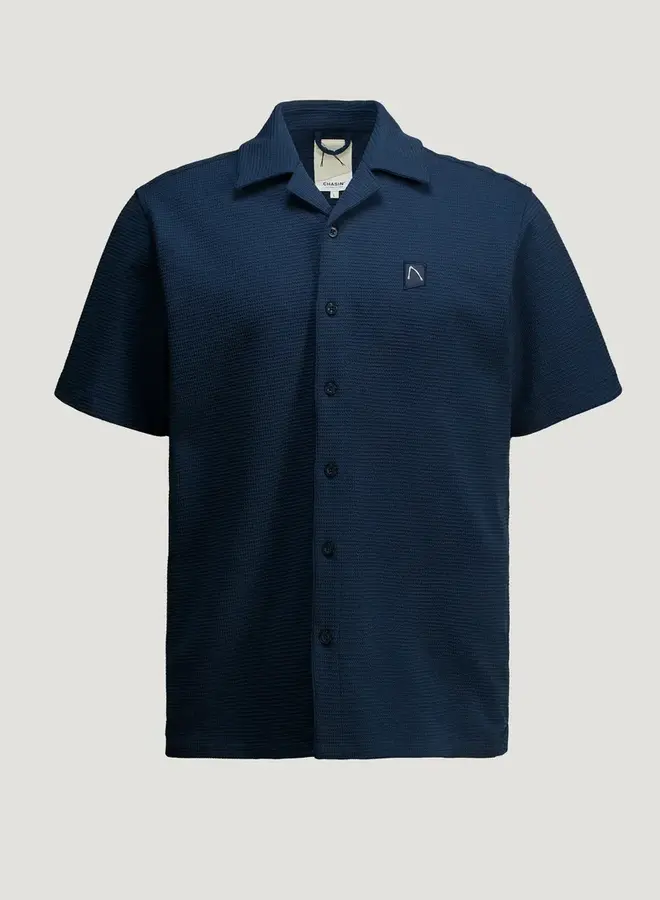 Chasin T-Shirt Doby Structure 62120012 - E63 Donker Blauw