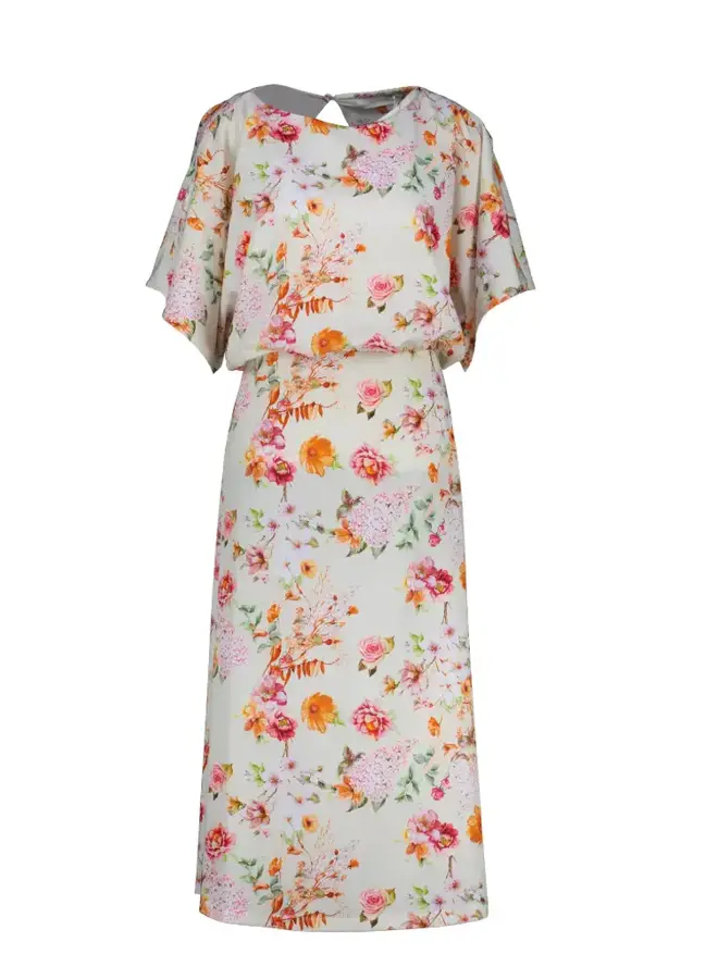 Amélie & Améiie Jurk Kateprint A607-Set77 - Gesso