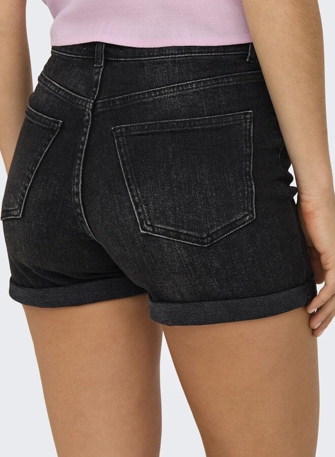 Only Korte Broek ONLJOSEPHINE 15321381 - Washed Black