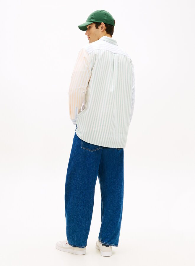 Tommy Hilfiger Overhemd Met Lange Mouw DM0DM22788 - C38 Blue Twilight / Multi